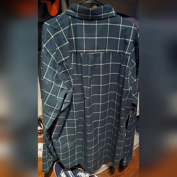 DIXXON The Rim Dark Green Flannel Shirt - Picture 3 of 4